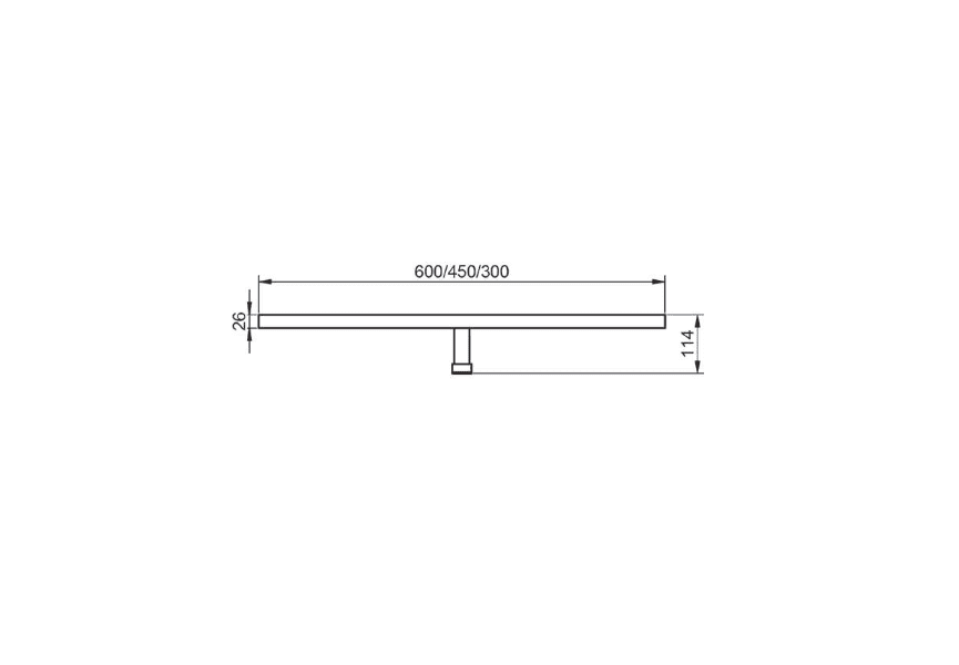 Visobath Next Applique Led croquis 1