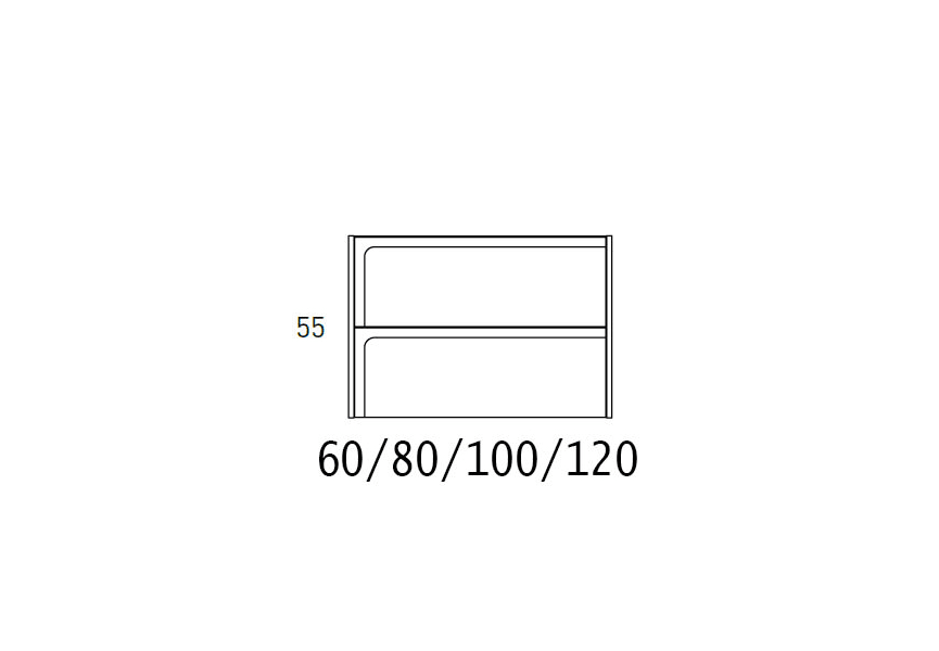 Meuble de salle de bains Índico Visobath croquis 16
