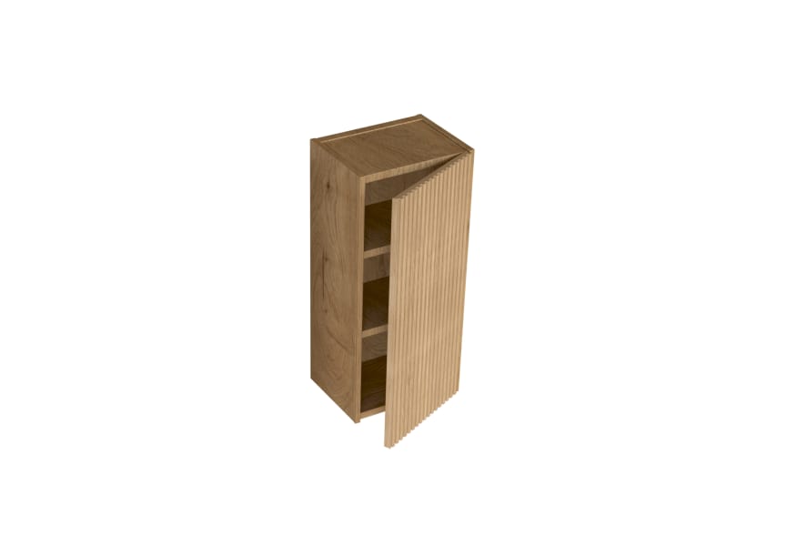Colonne de salle de bains en bois massif rainuré Alpes 5 Bruntec détail 2