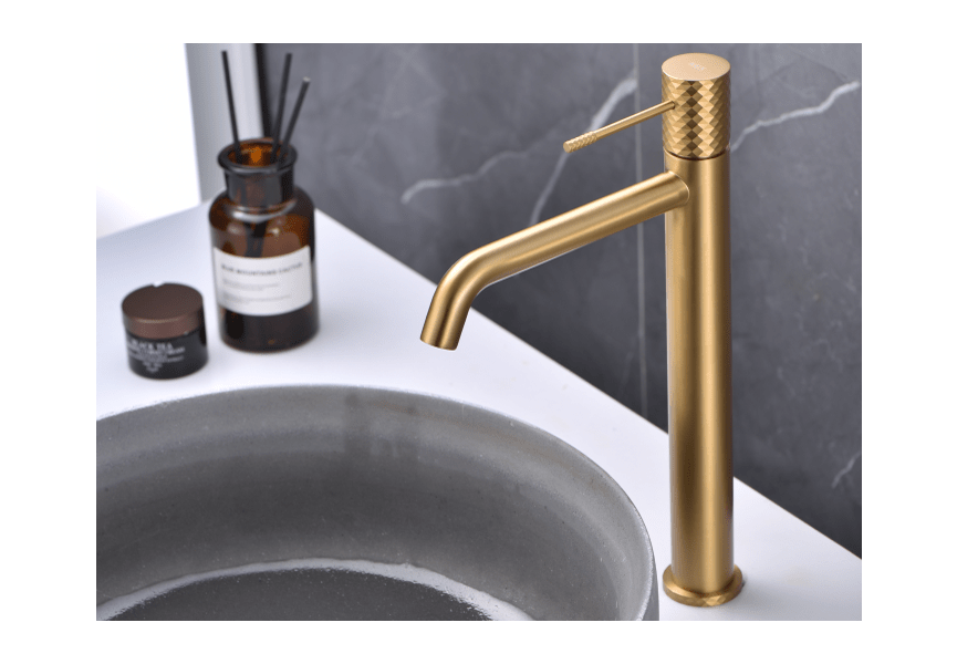 Pack Robinet de lavabo à bec haut Genova Imex + bonde click-clack environnement 8