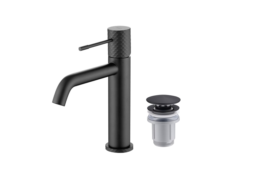 Pack Robinet de lavabo à bec haut Genova Imex + bonde click-clack principal 1