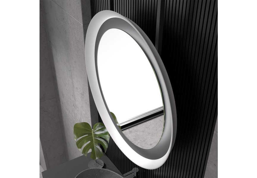 Miroir de salle de bains avec éclairage LED Bahia par Eurobath détail 3