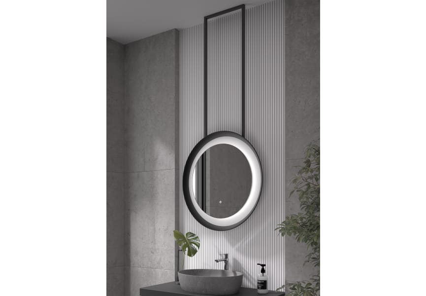 Miroir de salle de bains avec éclairage LED Bahia par Eurobath environnement 6
