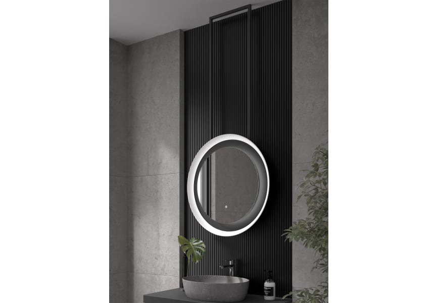 Miroir de salle de bains avec éclairage LED Bahia par Eurobath environnement 5