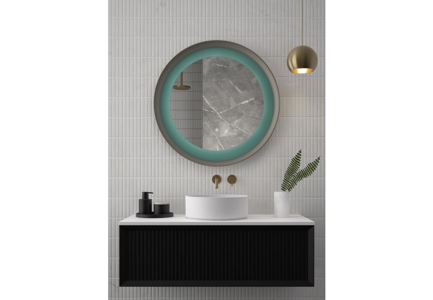 Miroir de salle de bains avec éclairage LED Bahia par Eurobath principal 0