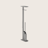 Ensembles porte-papier toilette et brosse sur pied