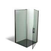 Parois de douche d'angle pivotantes