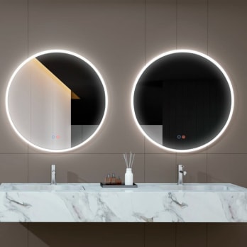 Miroir de salle de bain avec éclairage LED Atenas Ledimex