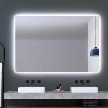 Miroir de salle de bain avec éclairage LED Praga Ledimex