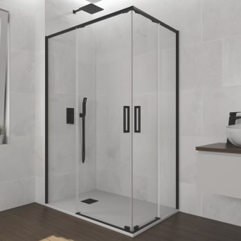 Paroi de douche noir Twenty GME