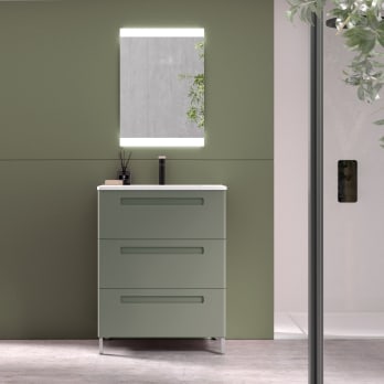 Avila Dos Paris 39 cm - Ensemble de vanité de salle de bain à profondeur réduite