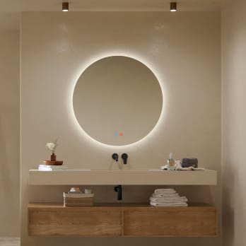 Miroir de salle de bains avec éclairage LED Lisboa Ledimex