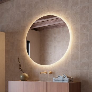 Miroir de salle de bain avec éclairage LED Oporto Ledimex