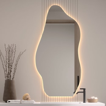 Bruntec Nature Miroir de salle de bains à éclairage LED