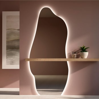 Bruntec Nature Miroir de salle de bains à éclairage LED Nature