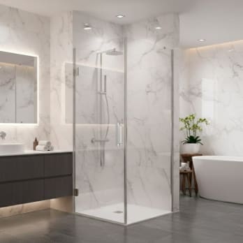 Paroi de douche sur mesure Anthe Bruntec