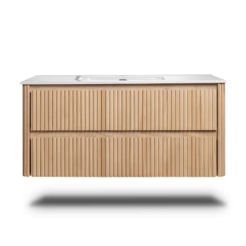 Bruntec Baviera meuble de salle de bain avec vasque à encastrer Bruntec