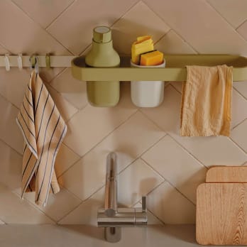 Ensemble modulaire pour cuisine avec rail mural Alife by Cosmic