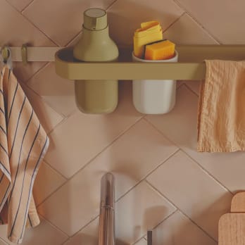 Ensemble modulaire pour cuisine avec rail mural Alife by Cosmic