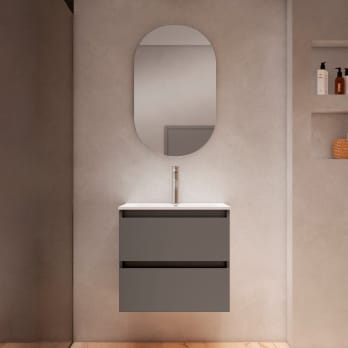 Ensemble de meubles de salle de bains à faible profondeur 40 cm Nido Viso