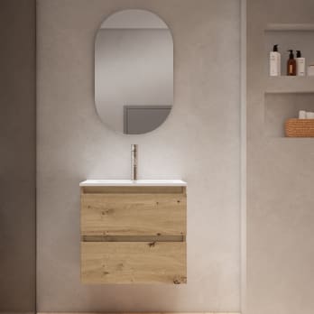Ensemble de meubles de salle de bains à faible profondeur 39,5 cm Box Visobath