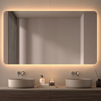 Miroir de salle de bains à LED Drako Bruntec