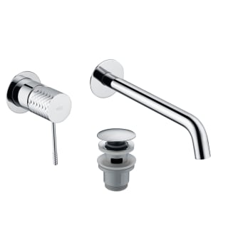 Imex Genova robinetterie de lavabo encastrée + bonde click-clack Pack