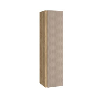 Colonne de salle de bains Lambda façade texture Dune Coycama