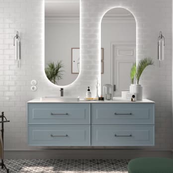 Meuble de salle de bains avec plan de toilette Renoir Salgar