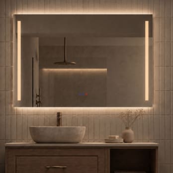 Miroir de salle de bains avec l'éclairage LED Katrina Bruntec