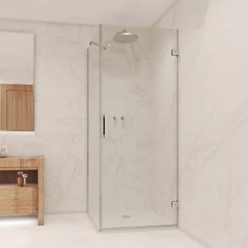 Paroi de douche angulaire Capri 400A Bruntec