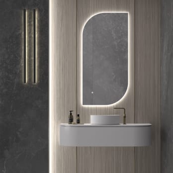 Eurobath Lofoten Miroir de salle de bains avec éclairage LED