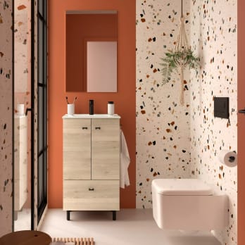 Ensemble de meubles de salle de bains fond réduit 35 cm Inara Salgar