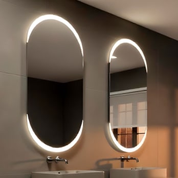 Miroir de salle de bains avec éclairage LED Pol Bruntec