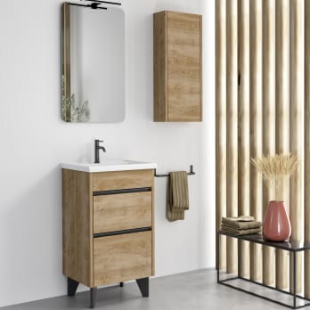 Coycama Berna, ensemble meuble sous-lavabo 41cm à profondeur réduite