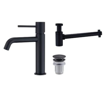 Pack Robinet de lavabo Imex Monza + bonde clic-clac + siphon rond exposé