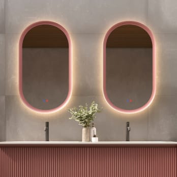Miroir de salle de bain avec éclairage LED Milano Ledimex