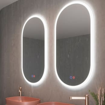 Miroir de salle de bain avec éclairage LED Canadá Ledimex