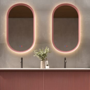 Miroir de salle de bains avec éclairage LED Tokyo Ledimex