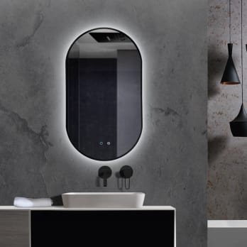 Miroir de salle de bains avec éclairage LED Tokyo Ledimex