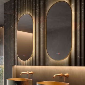 Miroir de salle de bain avec éclairage LED Tokyo Ledimex