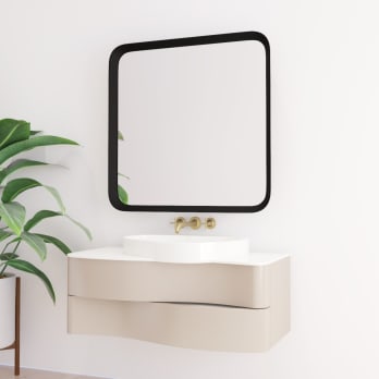 Miroir de salle de bain LED avec éclairage Tyrion Bruntec
