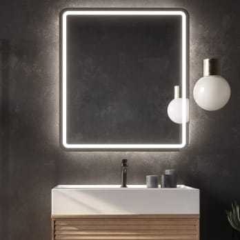 Miroir de salle de bains avec éclairage LED Austria Ledimex