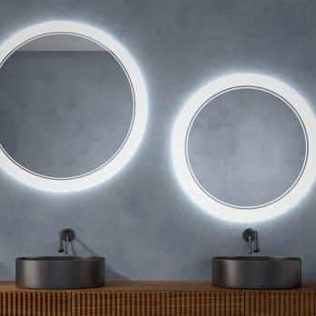 Lampedusa Eurobath Miroir de salle de bains avec éclairage LED
