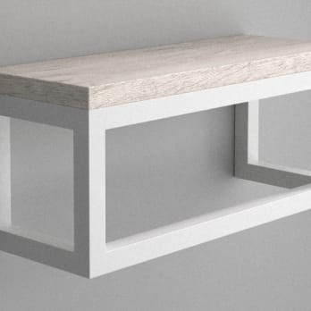 Etagère de salle de bains Porte-serviettes Wall Bruntec