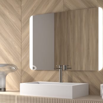 Miroir de salle de bains avec éclairage LED Mavi Eurobath
