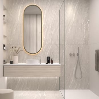 Miroir de salle de bains avec éclairage LED Corcega Eurobath