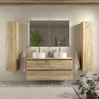 Meuble de salle de bain avec vasque à poser Bequia Salgar