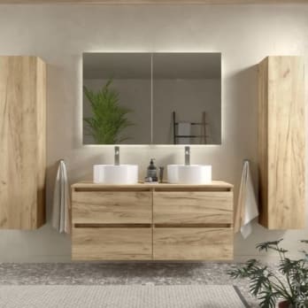 Meuble de salle de bain avec vasque à poser Bequia Salgar