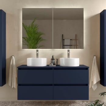 Meuble de salle de bain avec vasque à poser Bequia Salgar